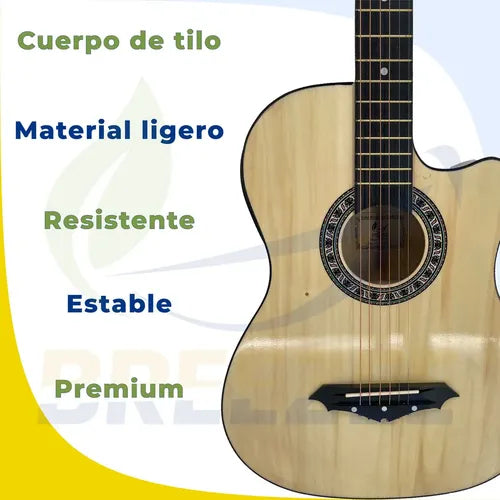 BREEZEE GUITARTILOELECACUS38-NEGRO