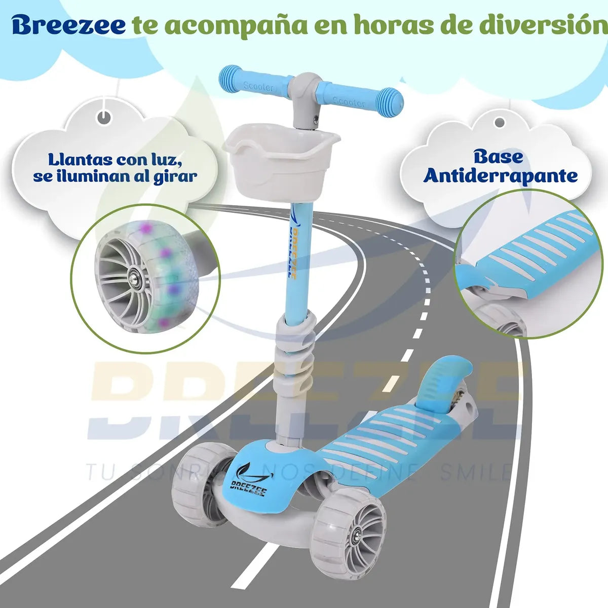 BREEZEE SCOOTERAGARRADERA-VERDE