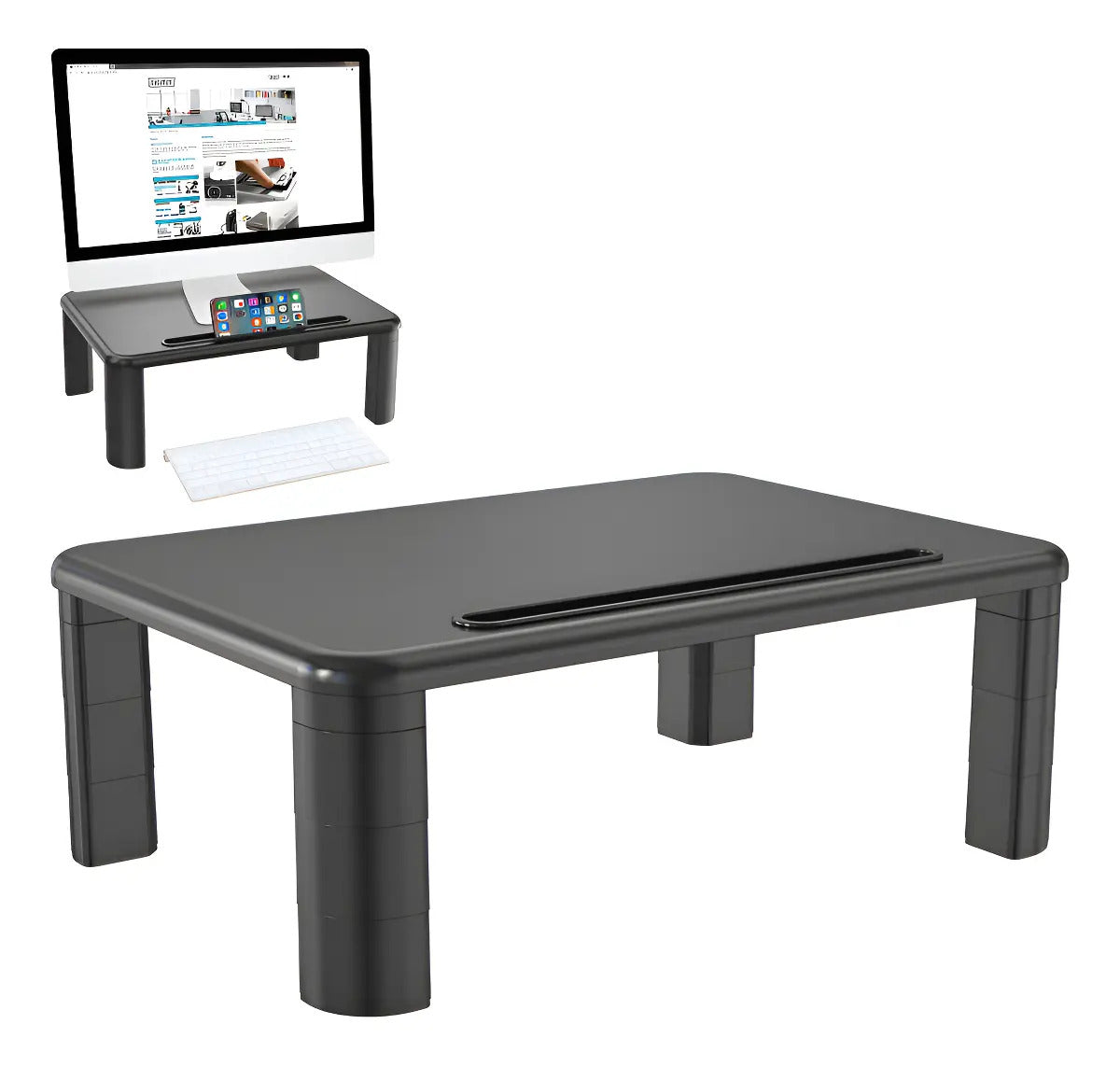Base para Monitor y Laptop de Altura Ajustable — BREEZEE