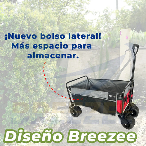 BREEZEE VAGONPORTATILPRO-ROJOGRIS