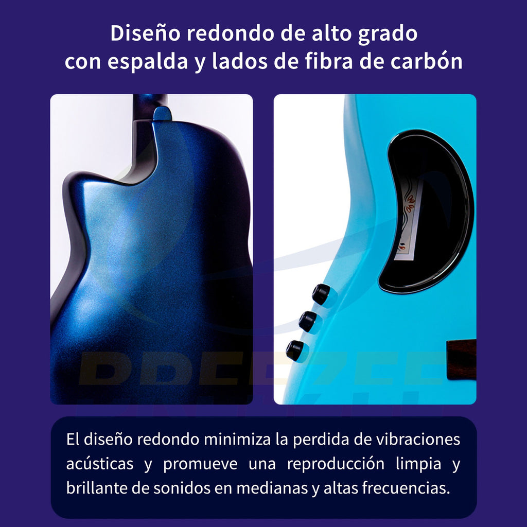 BREEZEE GUITARELECTACUSABS41-MORADO