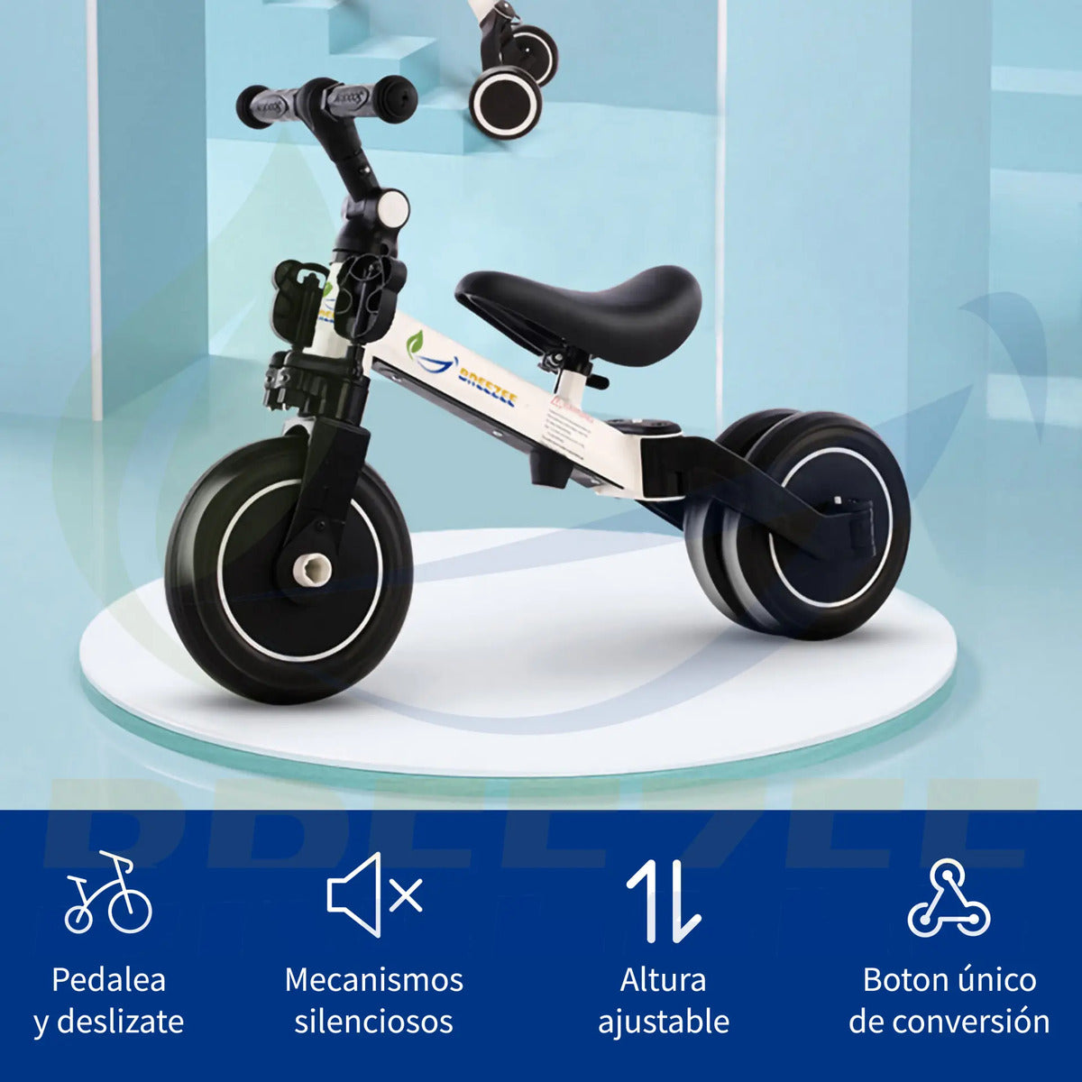 BREEZEE TRICICLO3EN1-BLANCO