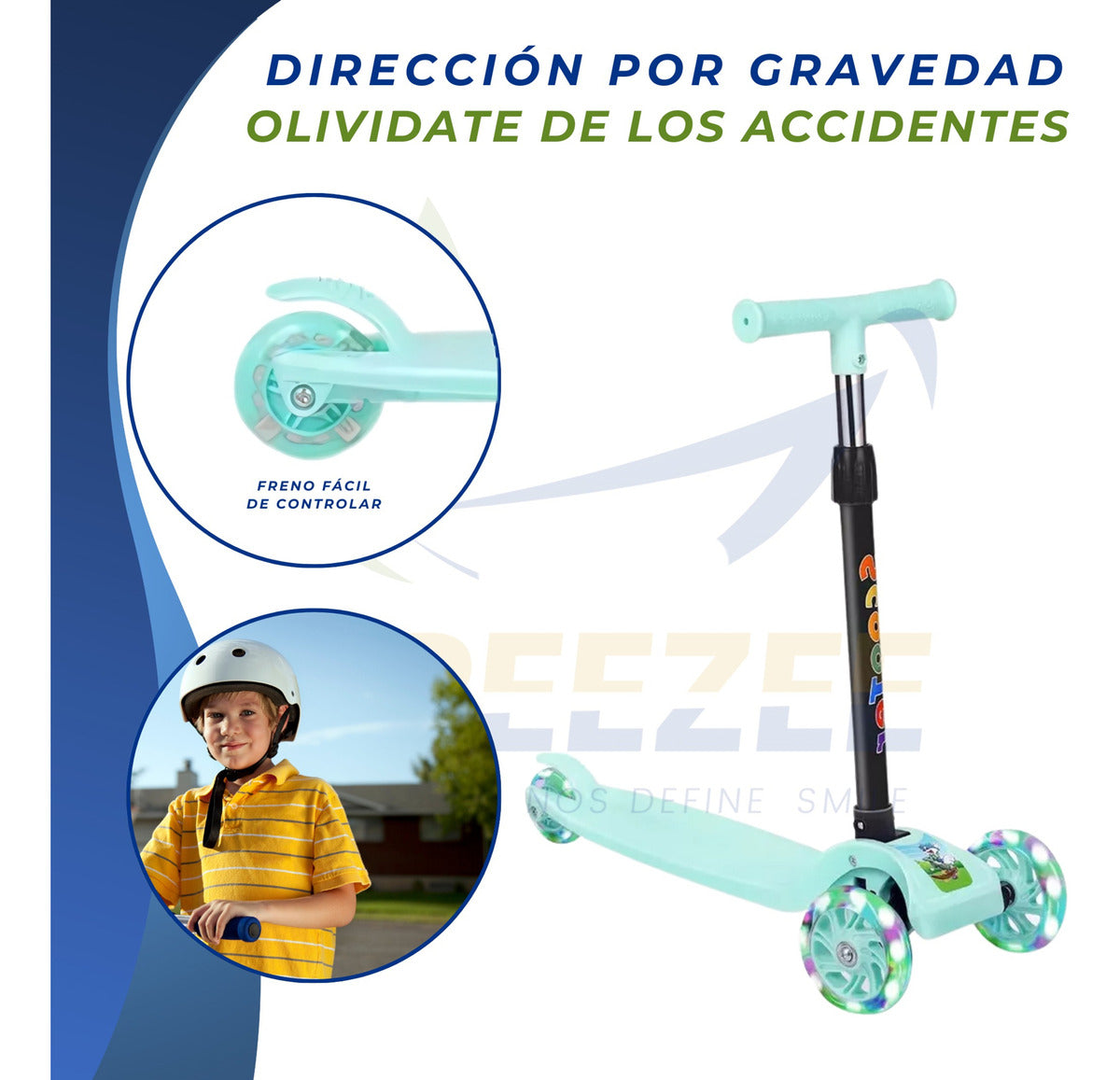 BREEZEE SCOOTERFLASH-ROSA