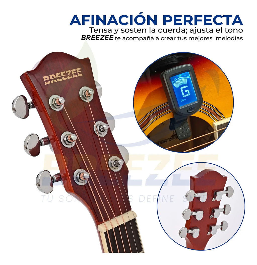 BREEZEE GUITARELECACUS40-NEGRO