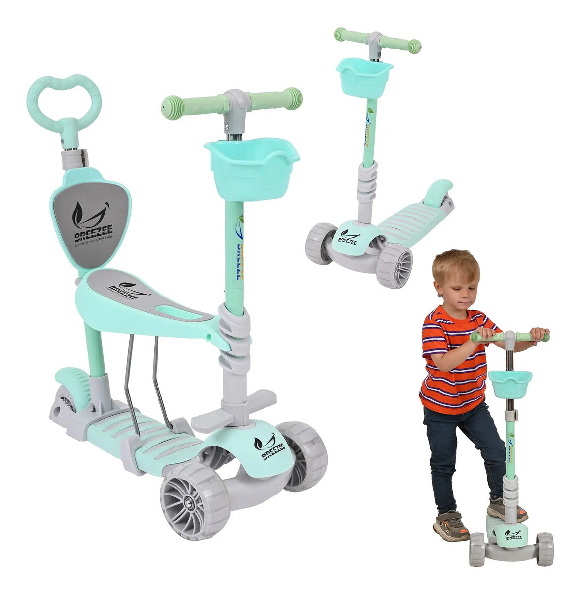 BREEZEE SCOOTERAGARRADERA-ROSA