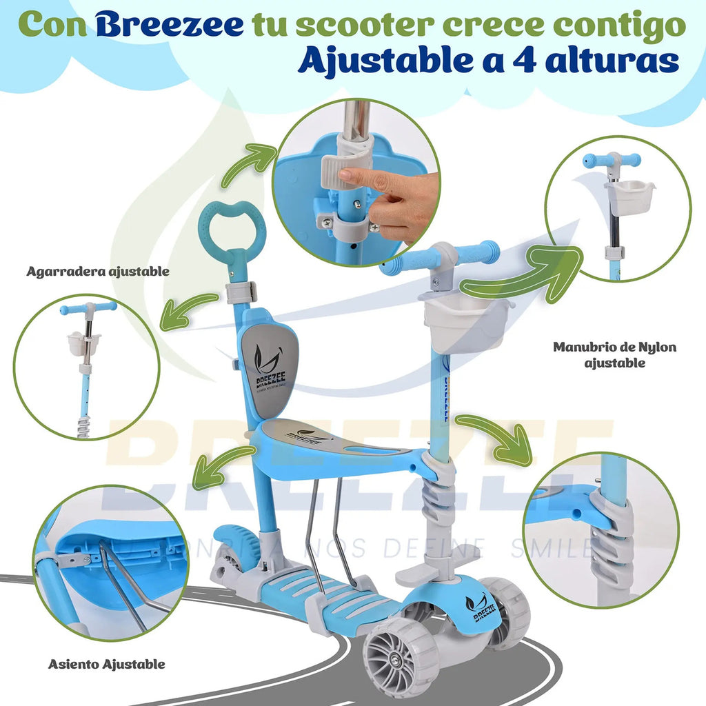 BREEZEE SCOOTERAGARRADERA-VERDE