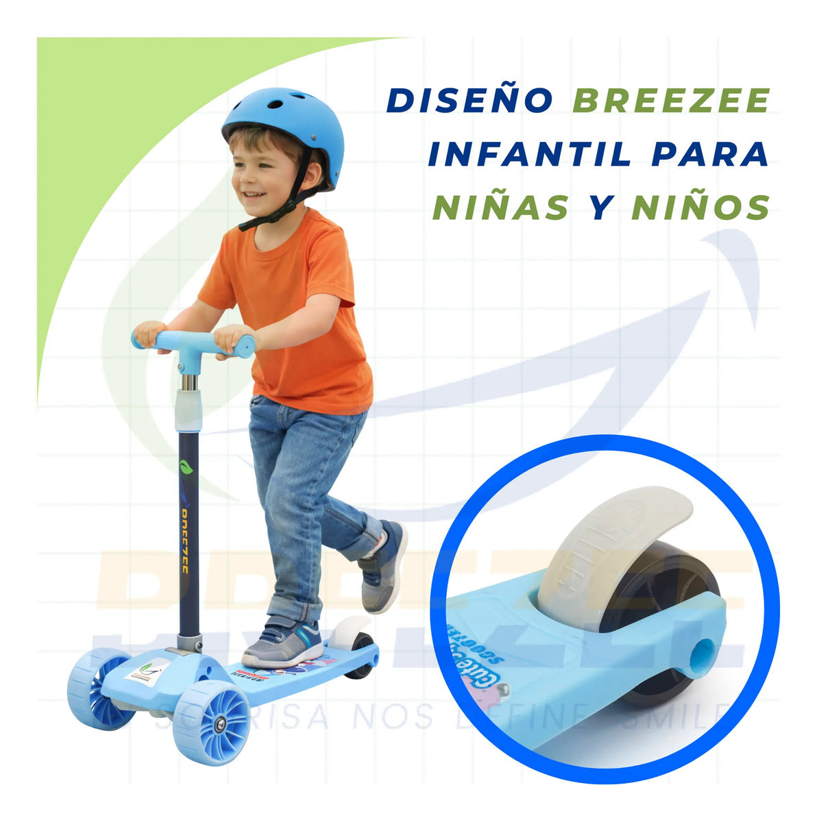 BREEZEE MINISCOOTERPRO-ROSA