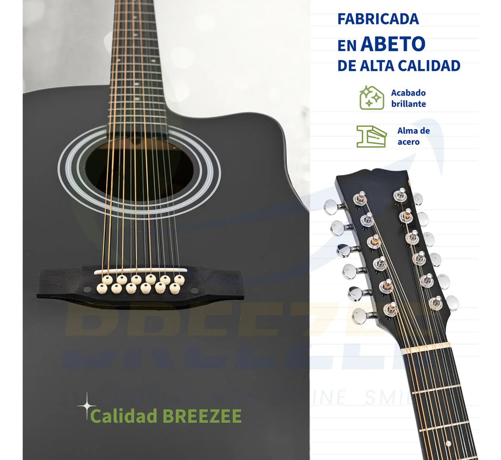 BREEZEE GUITAR4212-NEGRO