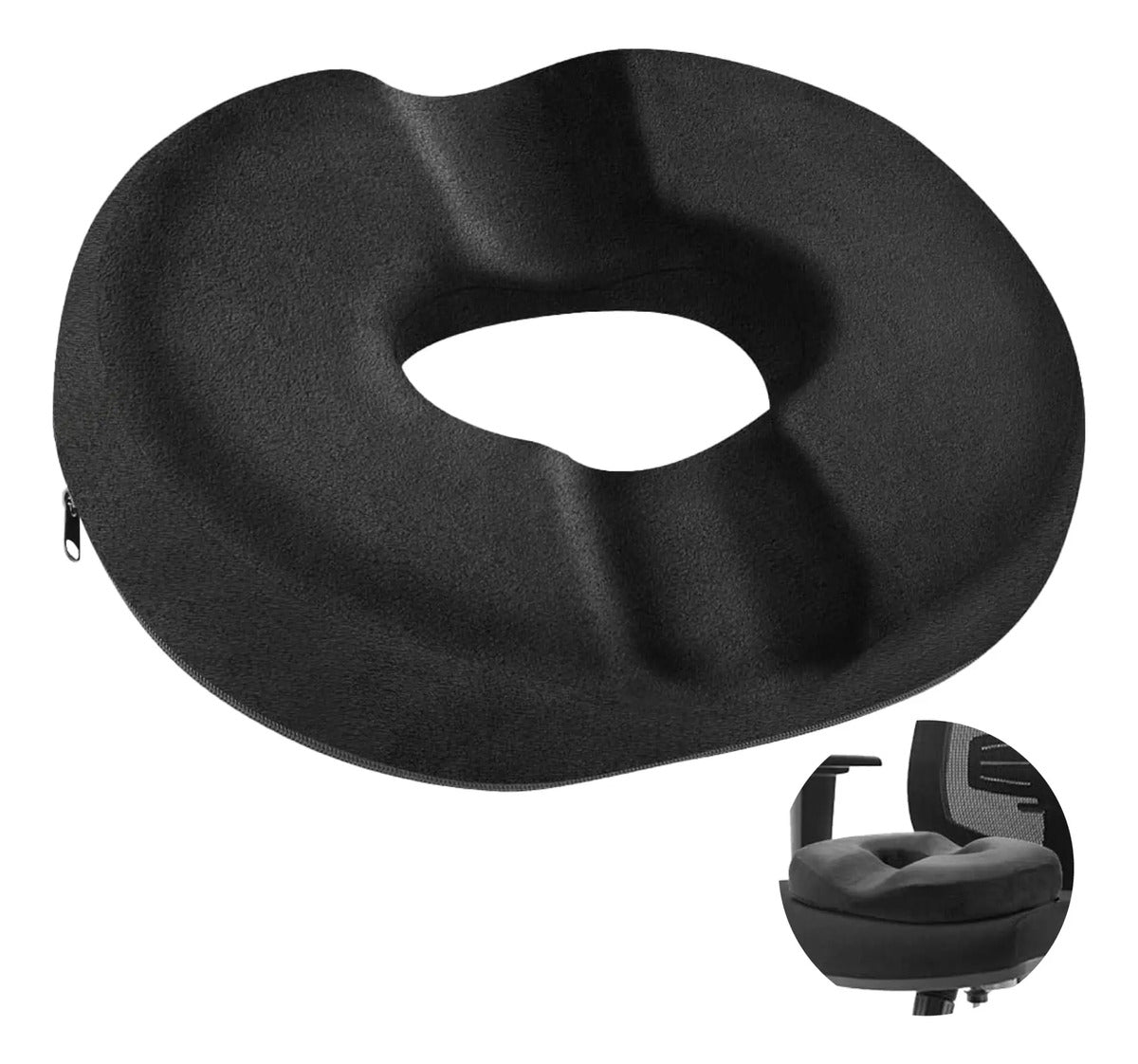 Cojín de Asiento Tipo Dona para Aliviar el Dolor de Espalda — BREEZEE