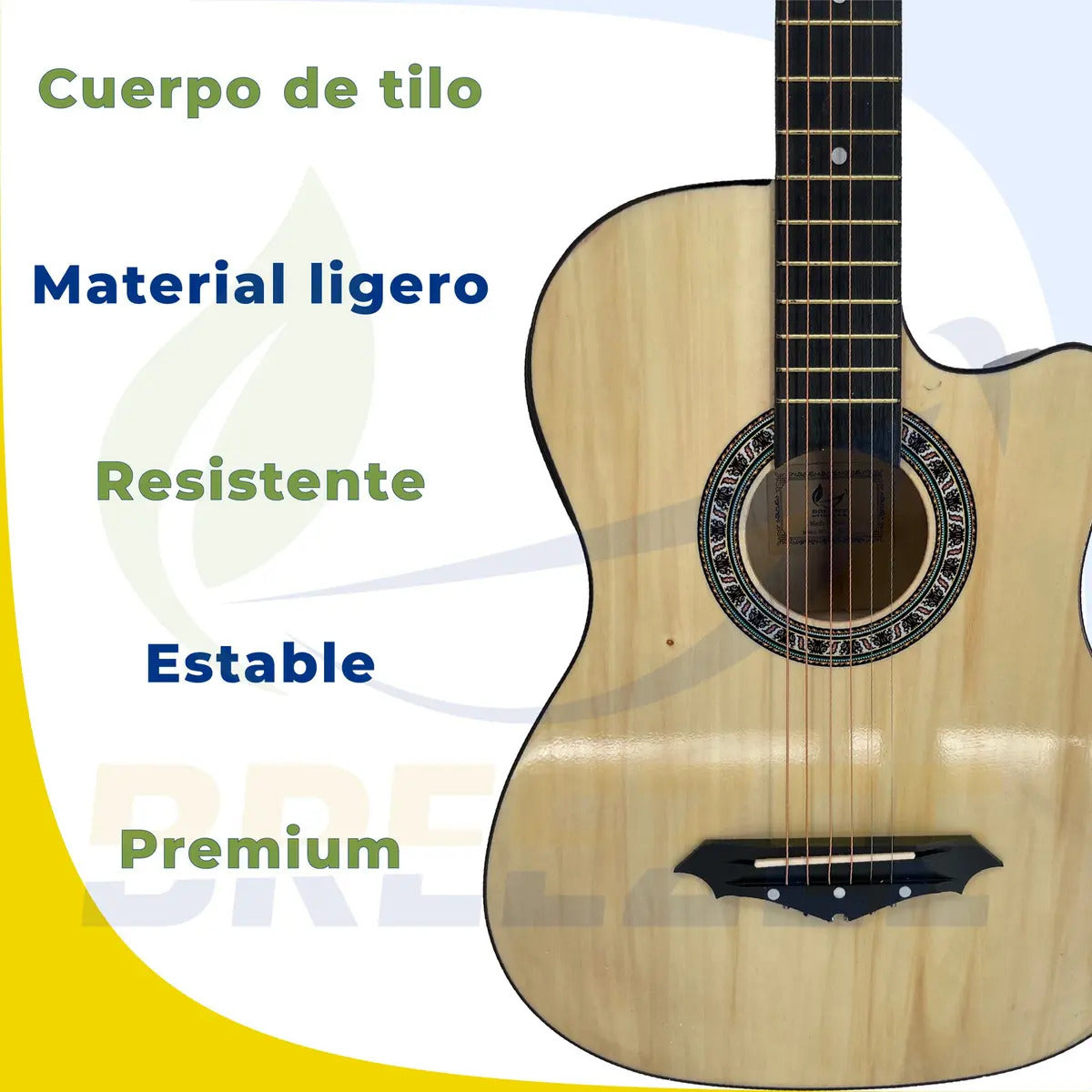 BREEZEE GUITARTILOELECACUS38-MADERACLARA