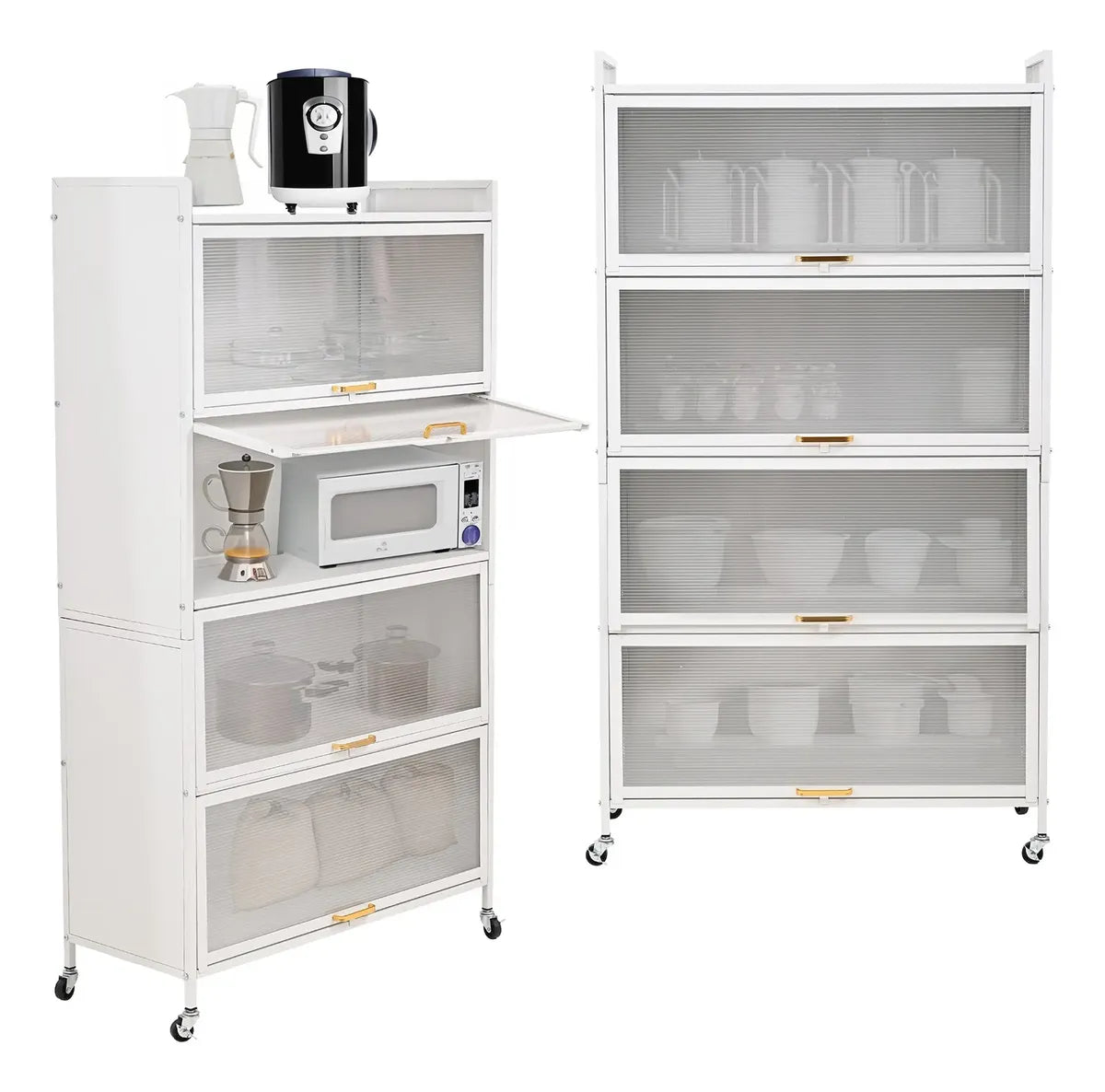 Estante Organizador Multiusos 5 Niveles Puertas Magnéticas — BREEZEE