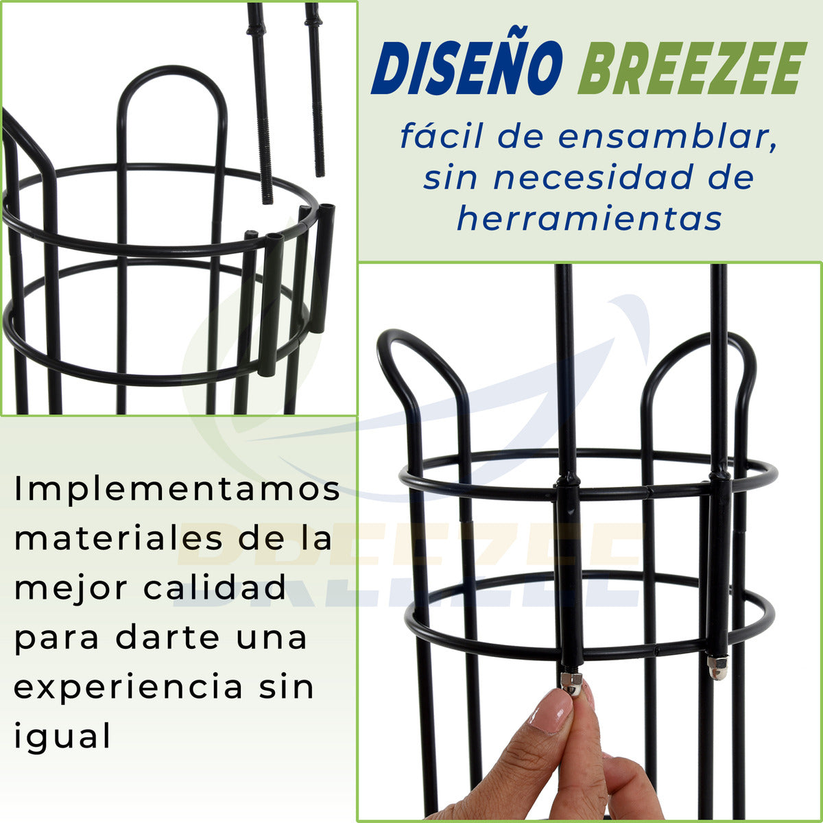 BREEZEE PORTAPAPELHCANAST-NEGRO
