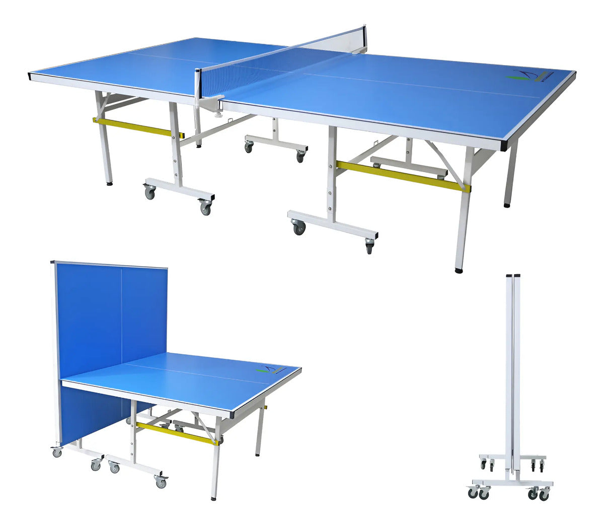 Mesa de Ping Pong Profesional Plegable para Exterior con Frontón — BREEZEE