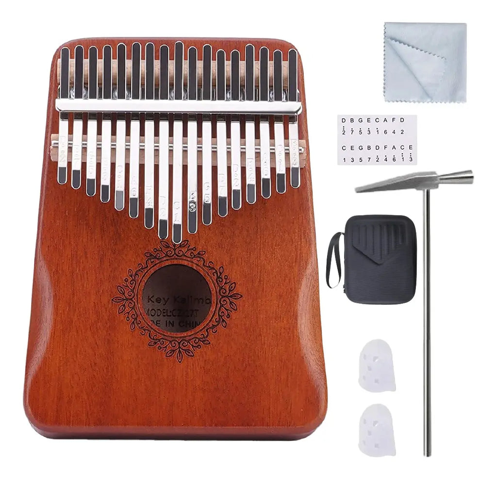 Kalimba de 17 Teclas de Madera, Piano de Pulgar — BREEZEE