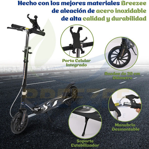 BREEZEE SCOOTERUNIVERSAL-NEGRO