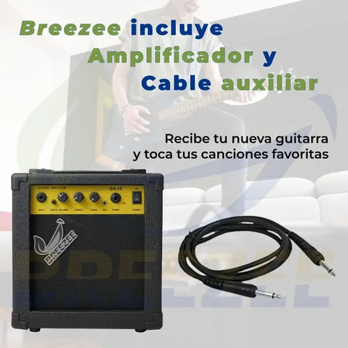 BREEZEE GUITARELECT39-AZUL