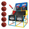 Juego Arcade de Básquetbol con Doble Canasta y Accesorios — BREEZEE