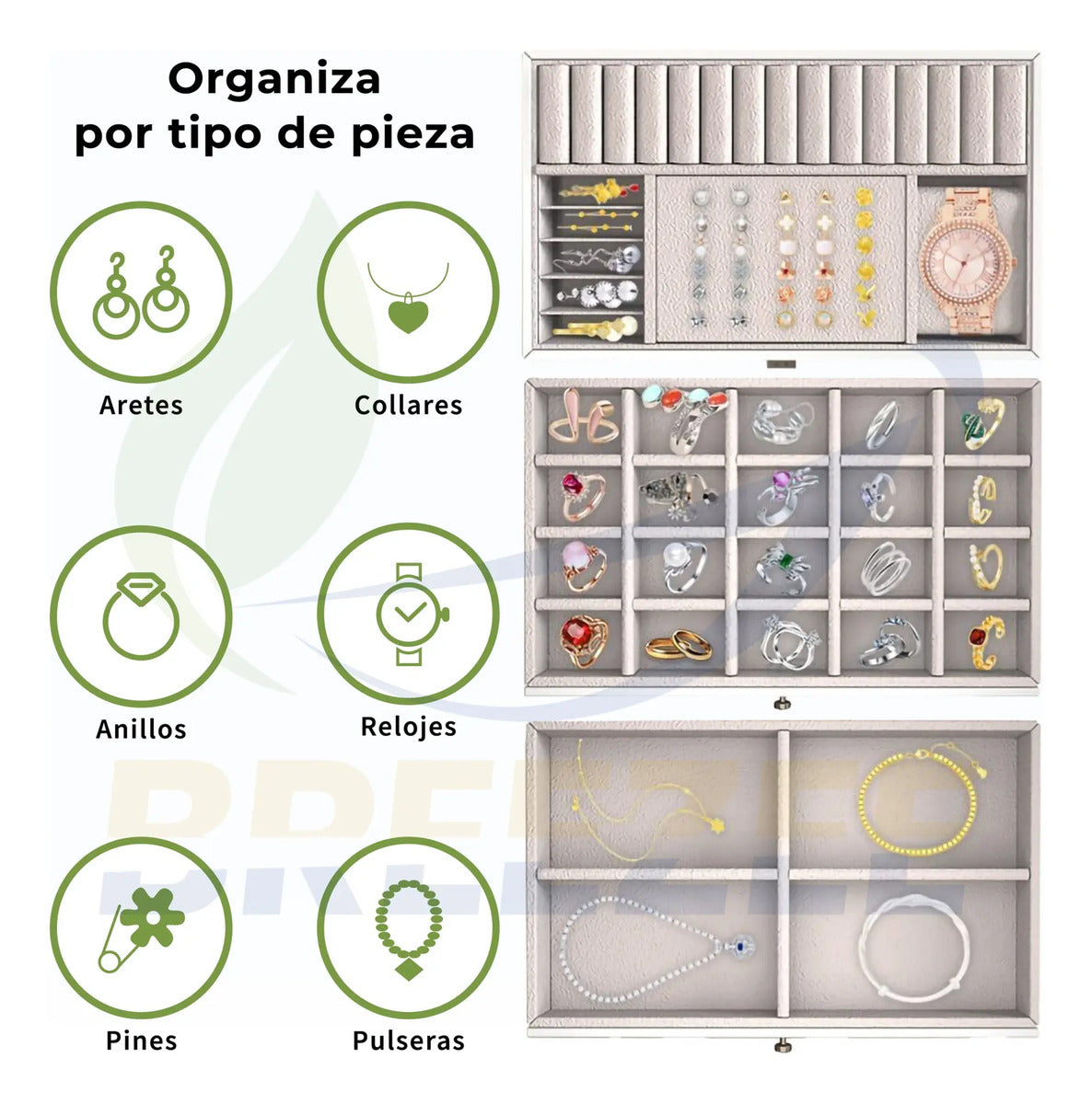 BREEZEE JOYERO3CAP-BLANCO