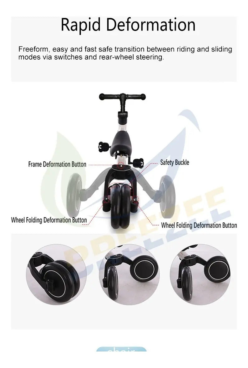BREEZEE TRICICLO3EN1-ROJO