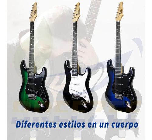 BREEZEE GUITARELECT39-NEGRO