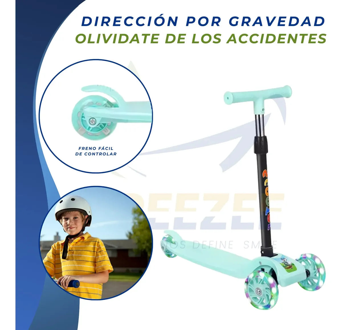 BREEZEE SCOOTERFLASH-ROSA