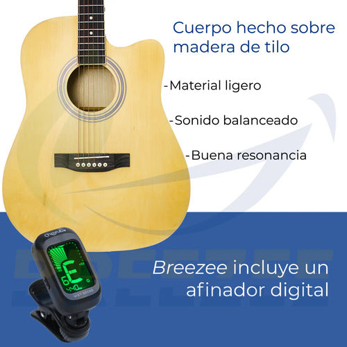 BREEZEE GUITARELECTACUSABS41-MORADO
