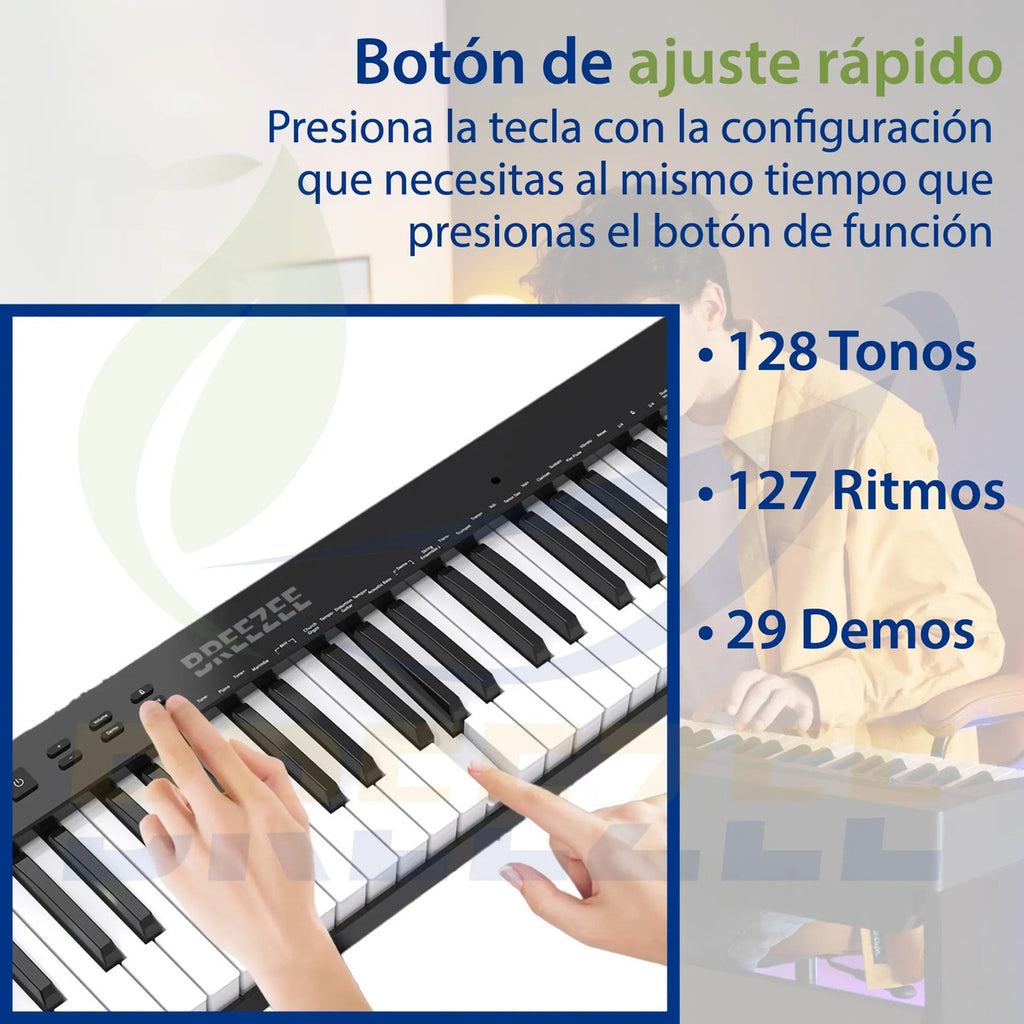 BREEZEE TECLADODIGITAL88PESADO