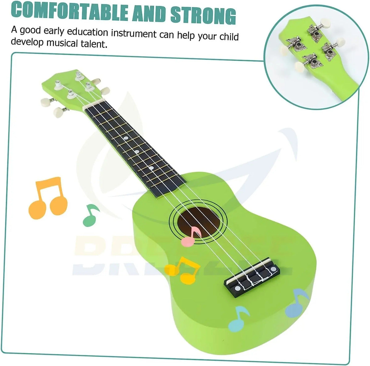 BREEZEE UKELELESOPRANO21-VERDE