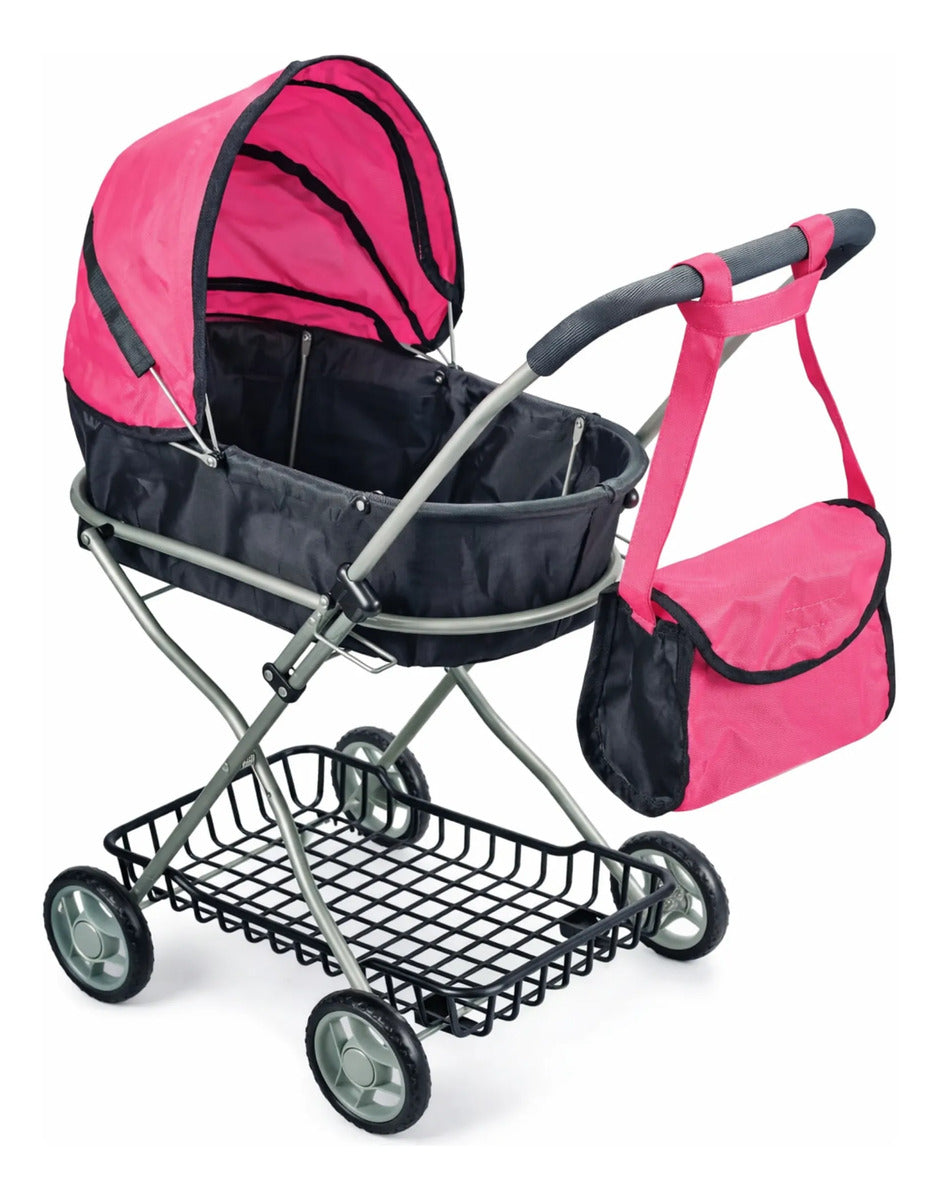Carriola de Juguete para Muñecas con Bolsa y Canastilla — BREEZEE