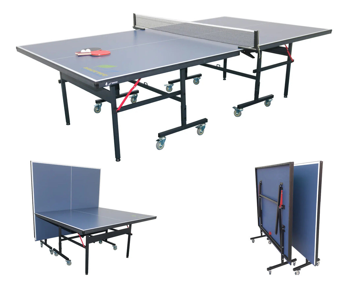 Mesa Breezee Pro Plegable 2.74m Con Ruedas Y Acc. Azul — BREEZEE