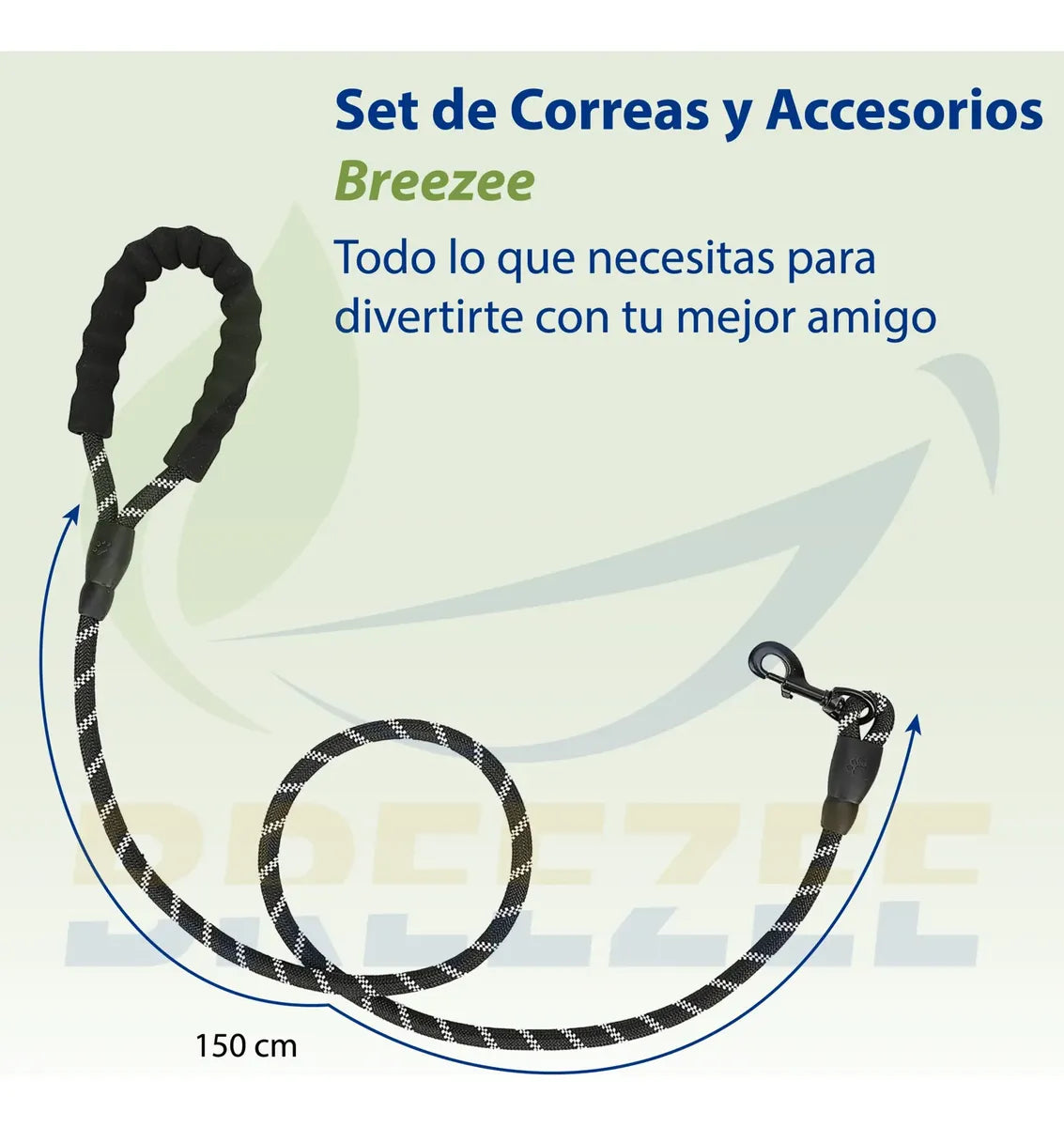 BREEZEE KIT2CORREASREFLEJANTES-NEGROROJO