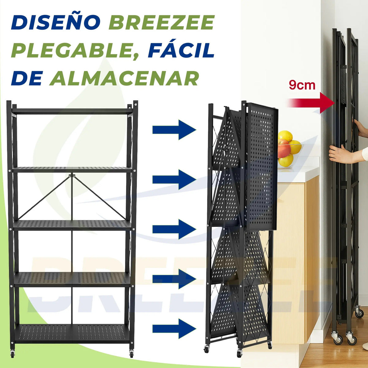 BREEZEE ANAQUELPLEG5-NEGRO