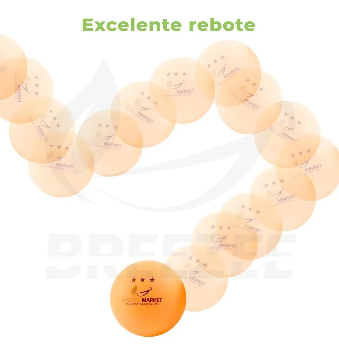 BREEZEE PELOTAS60-NARANJAS
