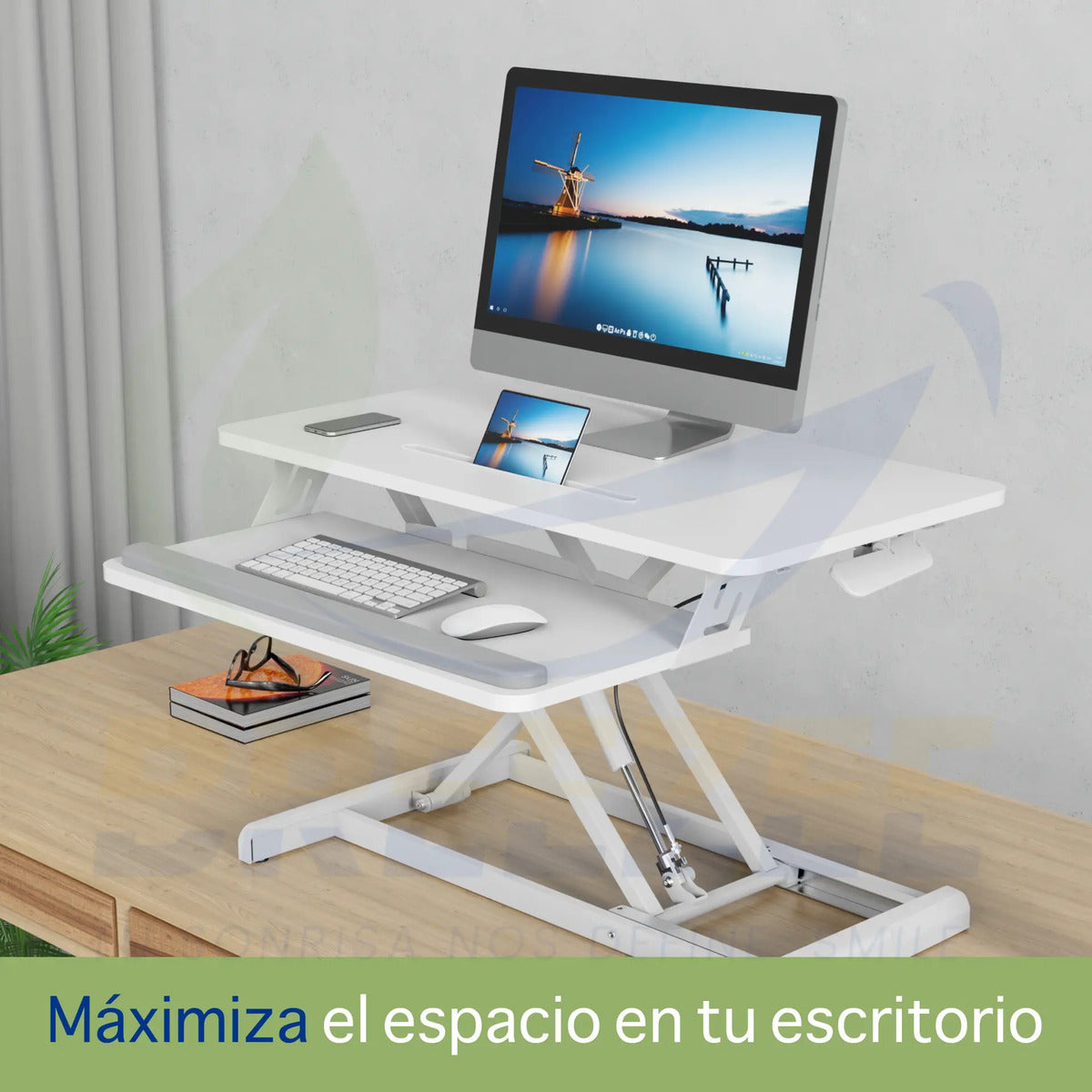 BREEZEE ESCRITORIODEPIE-BLANCO