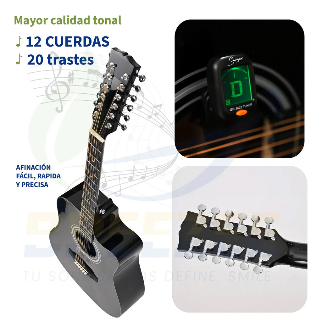 BREEZEE GUITAR4212-NEGRO