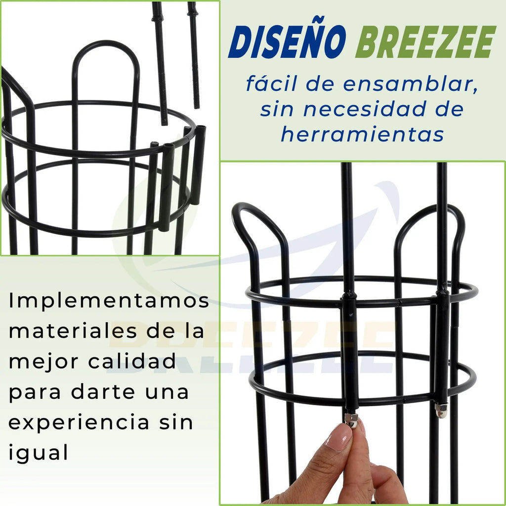 BREEZEE PORTAPAPELHCANAST-NEGRO