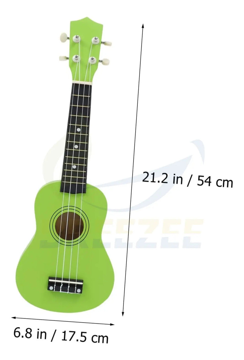 BREEZEE UKELELESOPRANO21-VERDE