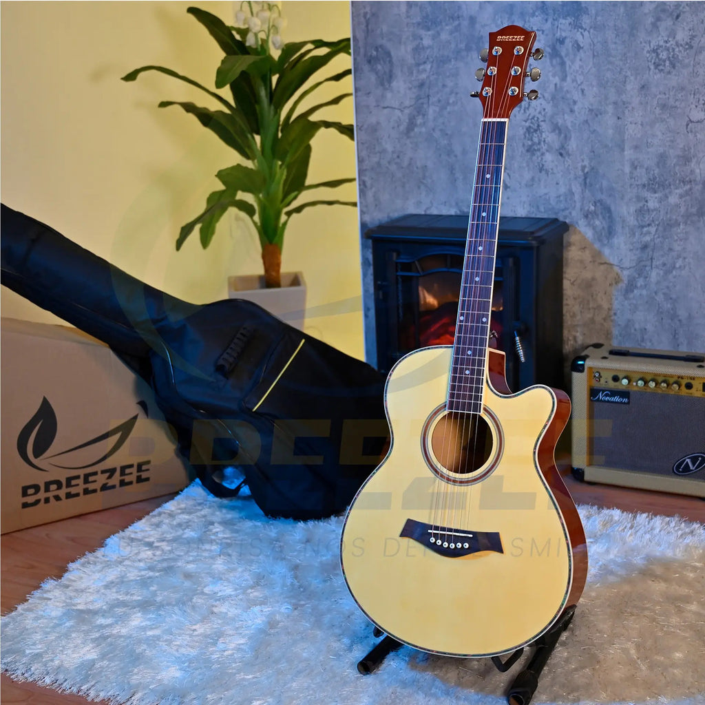 BREEZEE GUITARELECACUS40-NEGRO