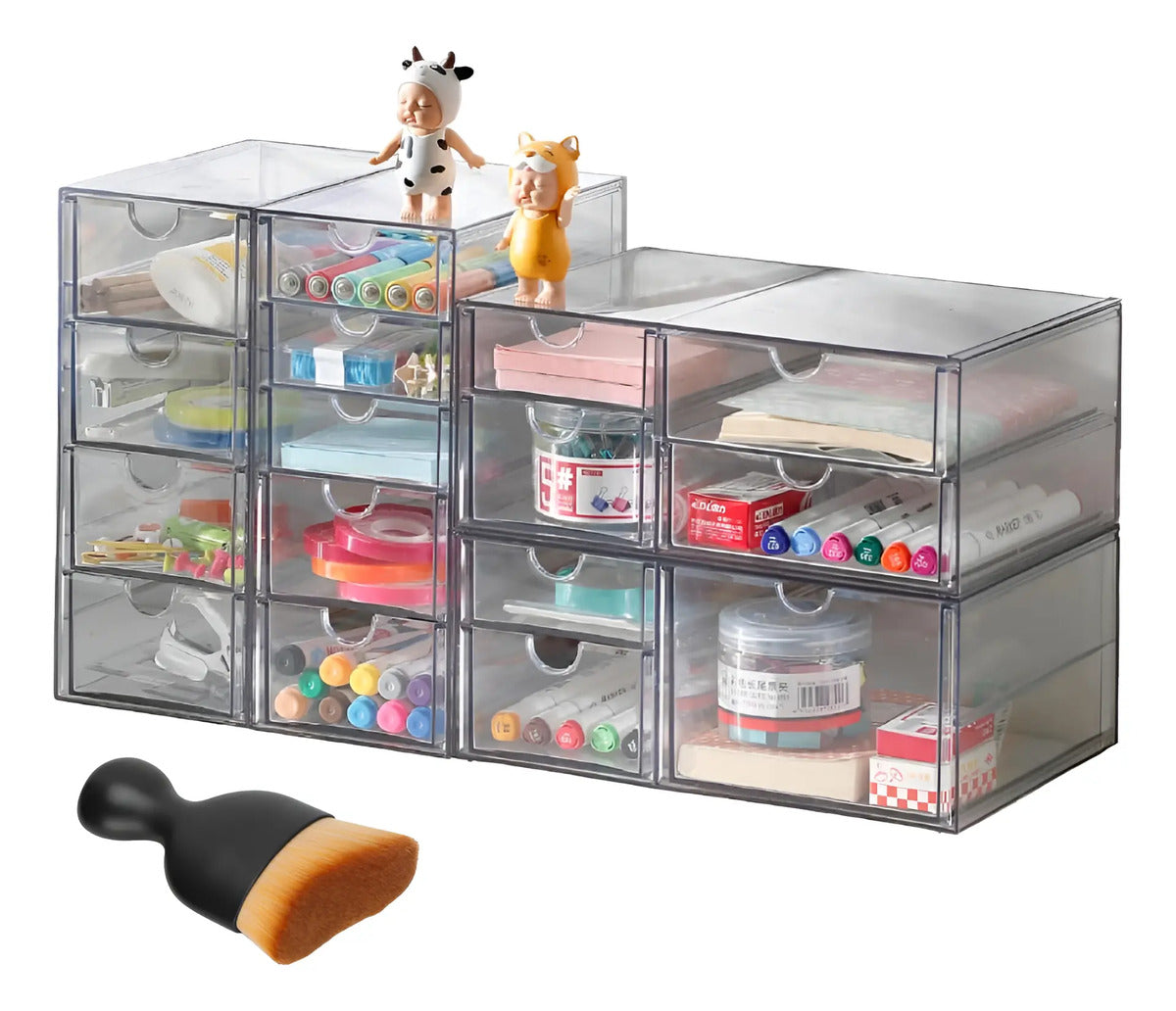 Set de 4 Cajones Organizadores Apilables Transparentes — BREEZEE
