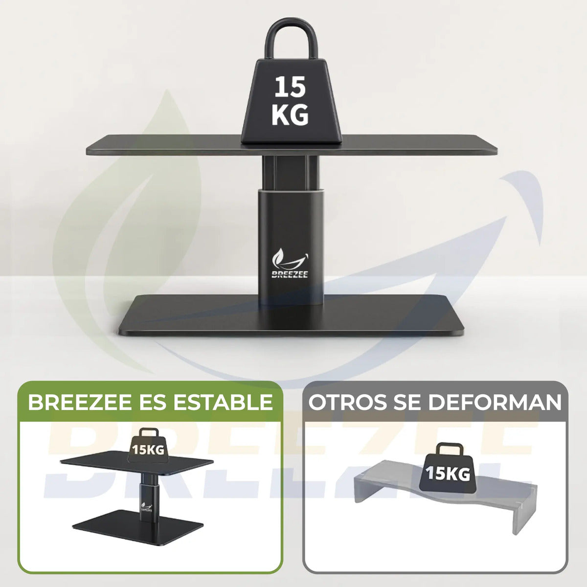 BREEZEE SOPORTEMONITOR-PLATA