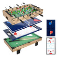 Mesa Múltijuegos 4 En 1 Portátil Billar Ping Pong Multicolor — BREEZEE