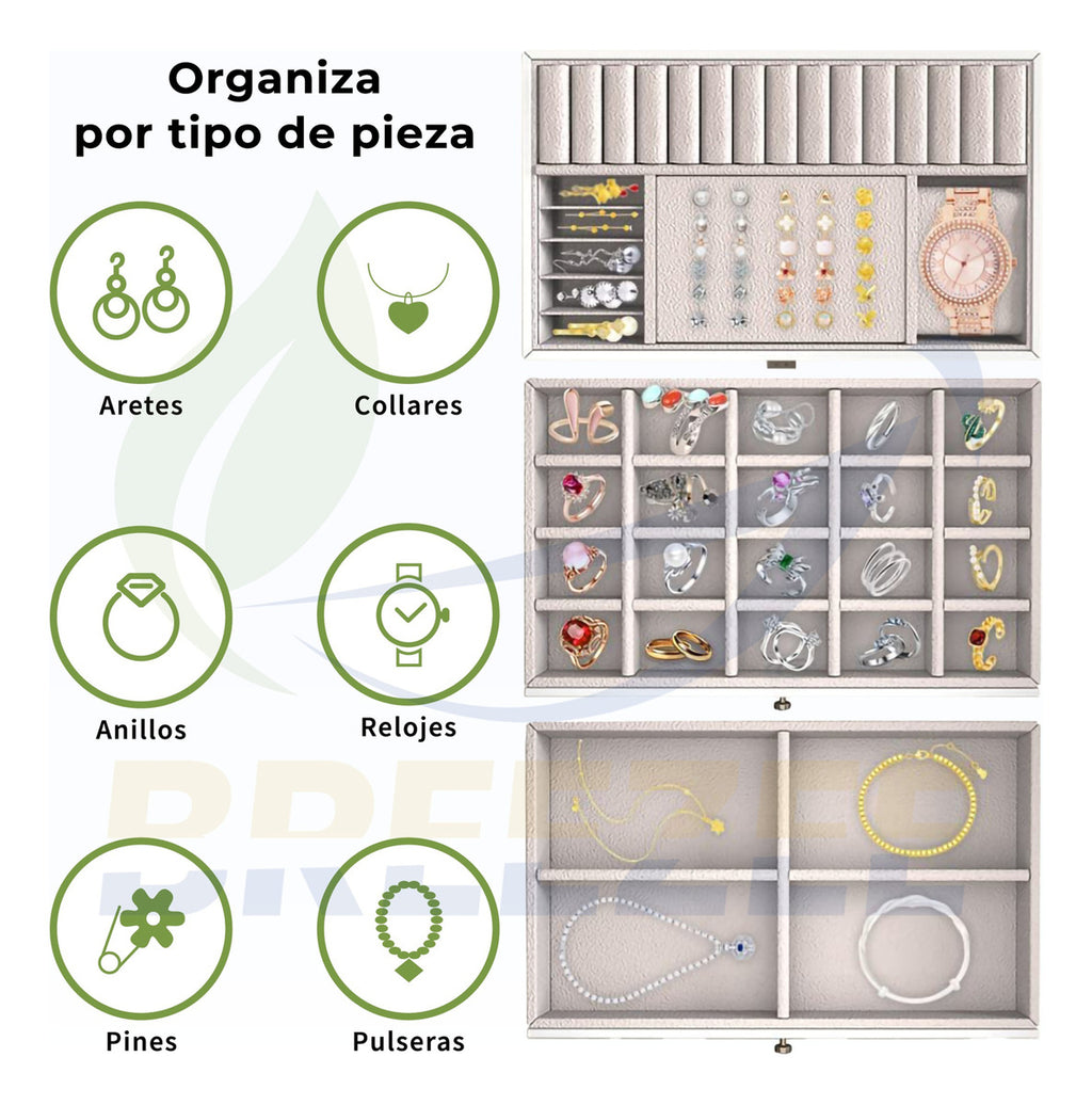 BREEZEE JOYERO3CAP-BLANCO
