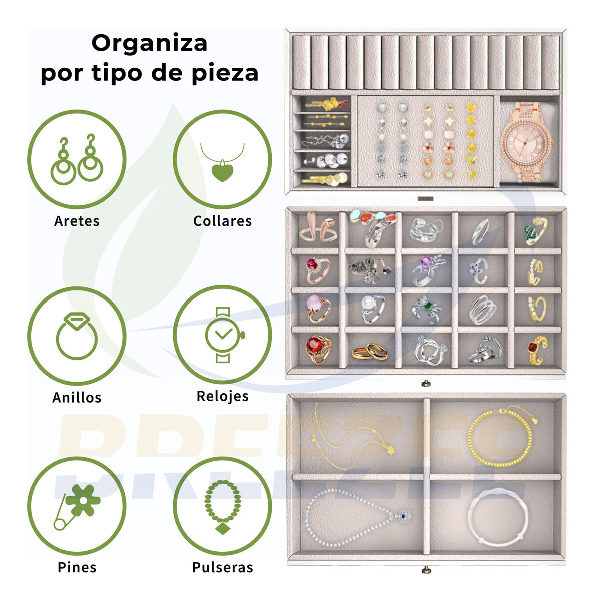 BREEZEE JOYERO3CAP-BLANCO
