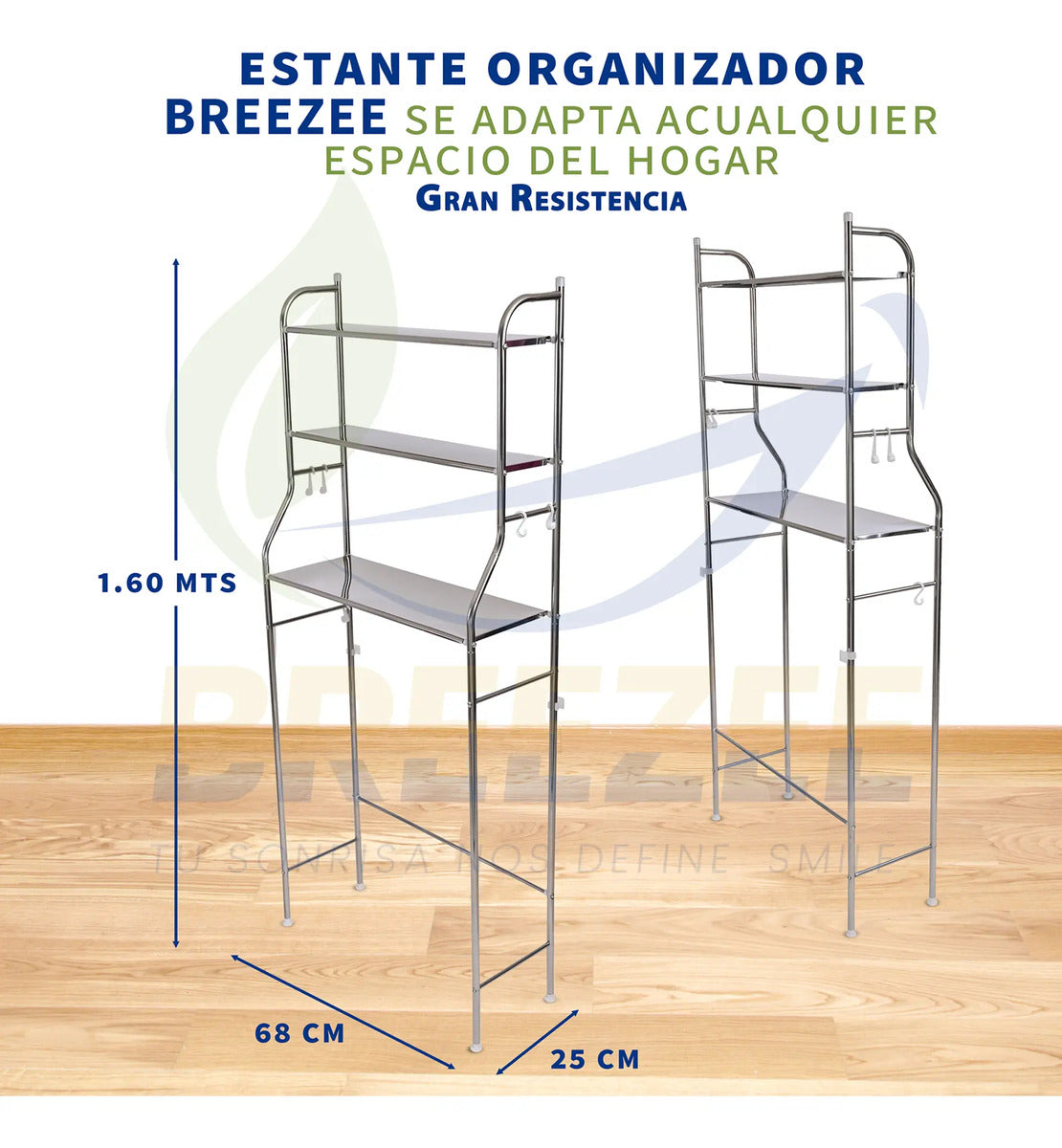 BREEZEE ESTANTELAVAD-CROMO