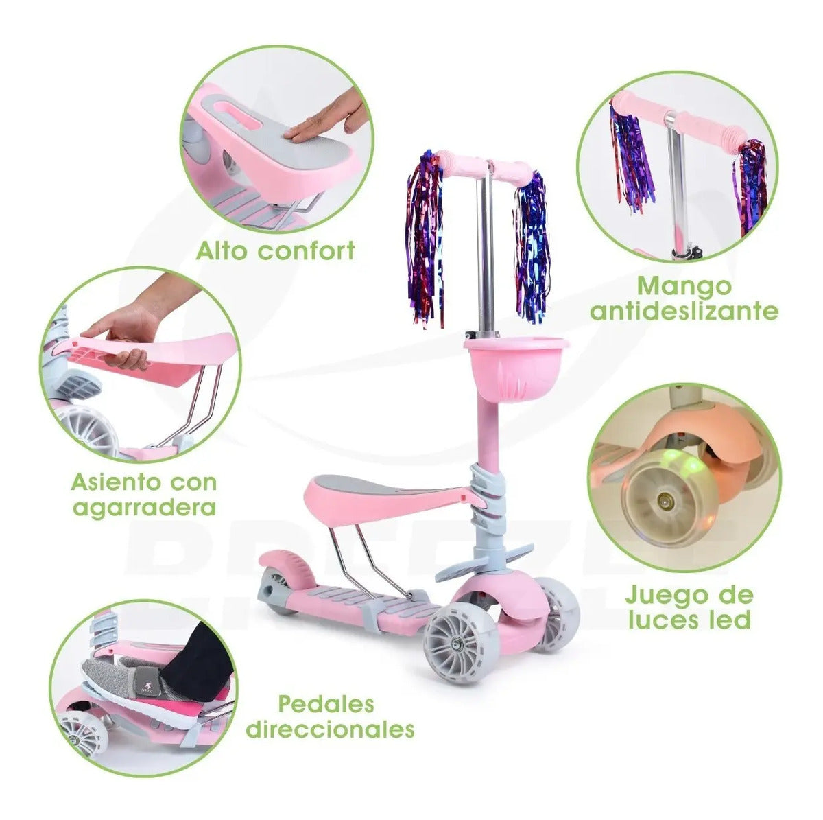 BREEZEE SCOOTERCANASTA-VERDE