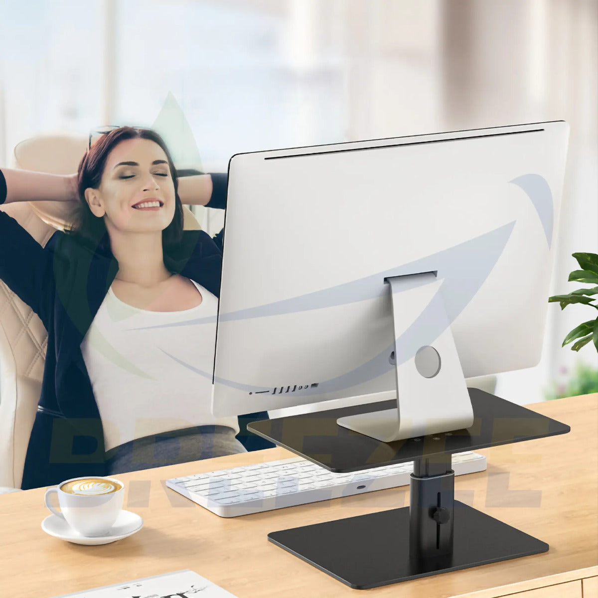 BREEZEE SOPORTEMONITOR-PLATA