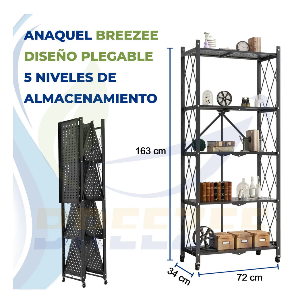 BREEZEE ANAQUELPLEG5-NEGRO