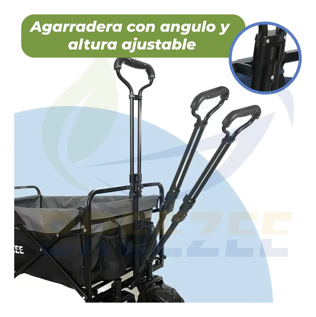 BREEZEE VAGONPORTATILPRO-ROJOGRIS