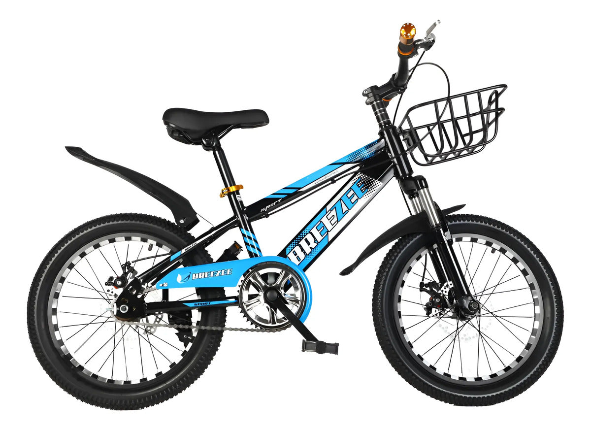 Bicicleta Infantil R18 de Acero al Carbono con Frenos de Disco — BREEZEE
