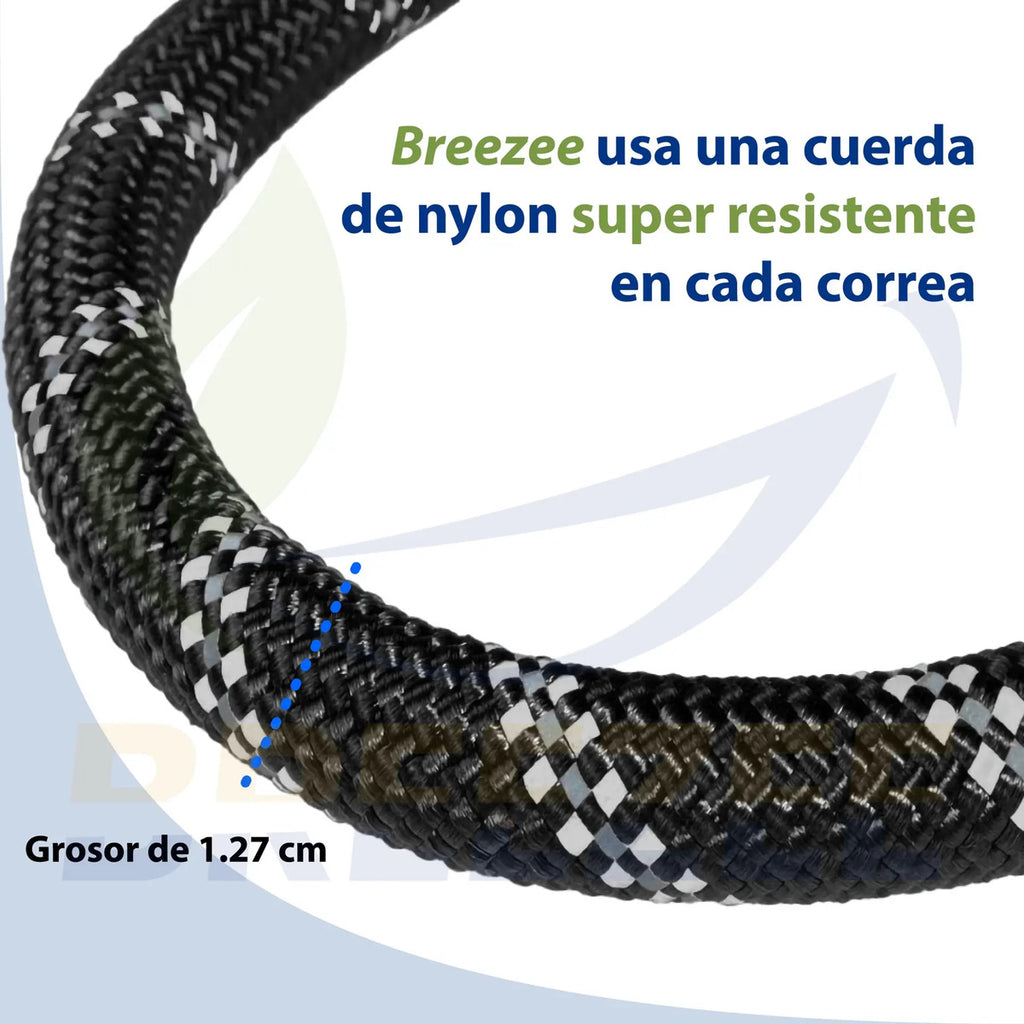 BREEZEE KIT2CORREASREFLEJANTES-NEGROROJO